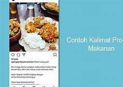 Contoh Kalimat Promosi Makanan